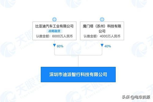 比亞迪攜手魔門(mén)塔成立智能駕駛合資公司，注冊(cè)資本1億元加碼人工智能賽道